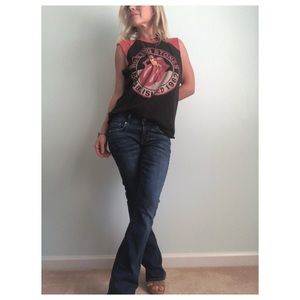 Rolling Stones Band Graphic Cutoff Tee